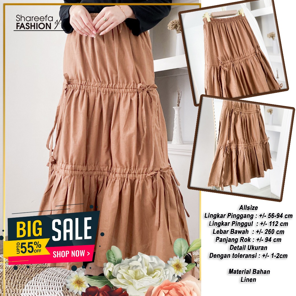 Loli Skirt - Rok Skirt | Skirt Wanita | Rok Panjang Wanita | Rok Panjang Wanita Kekinian