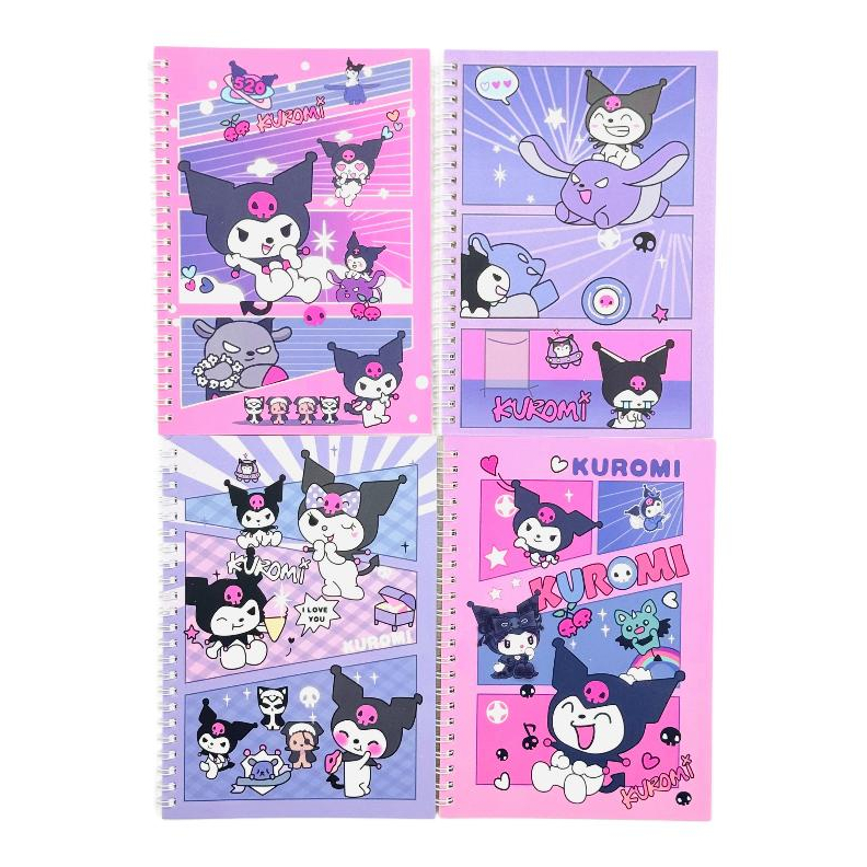 

Notebook Buku Catatan Agenda Diary Notes Spiral A5 SANRIO KUROMI 60-A5-03