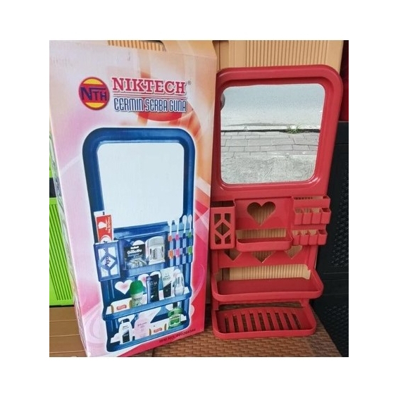 Rak Cermin kamar mandi /Innova /kaca kamar mandi /rak serbaguna murah..