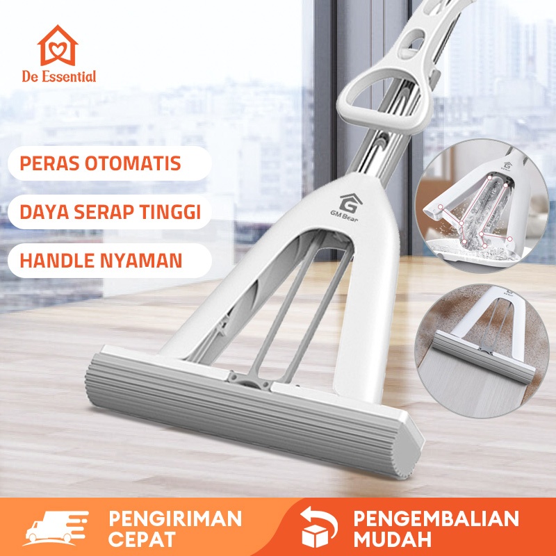 De Essential Pel Lantai Spons Pel Karet 1165 - Sponge Mop 28cm Alat Pel Lantai Karet Pelan Lantai
