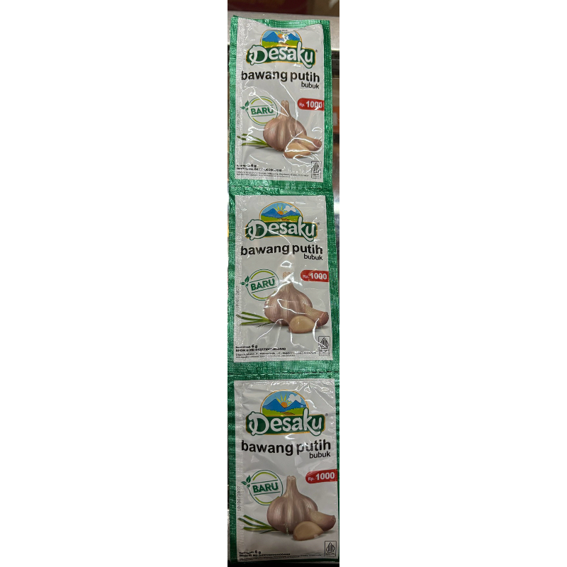 

RENCENG Desaku Bawang Putih Bubuk Isi 12 Sachet