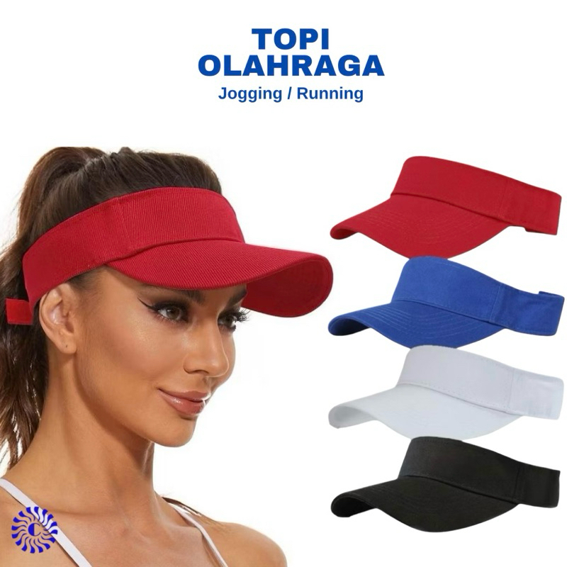 Topi Olahraga Wanita Topi Lari Topi Jogging Topi Running Polos