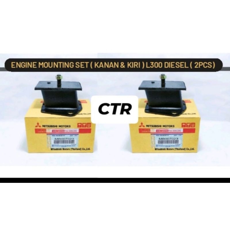 ENGINE MOUNTING SET L300 DIESEL /ASLI ORIGINAL L300 DIESEL ( 2PCS)