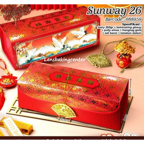 

Dus / Box / Kardus / Tempat Edisi Imlek / Sincia Kue Lapis Legit / Roll Tart / Rolltart / Bolu