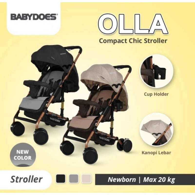 Stroller Bayi Babydoes OLLA Baby Stroller Kereta Dorong Bayi Dorongan Bayi