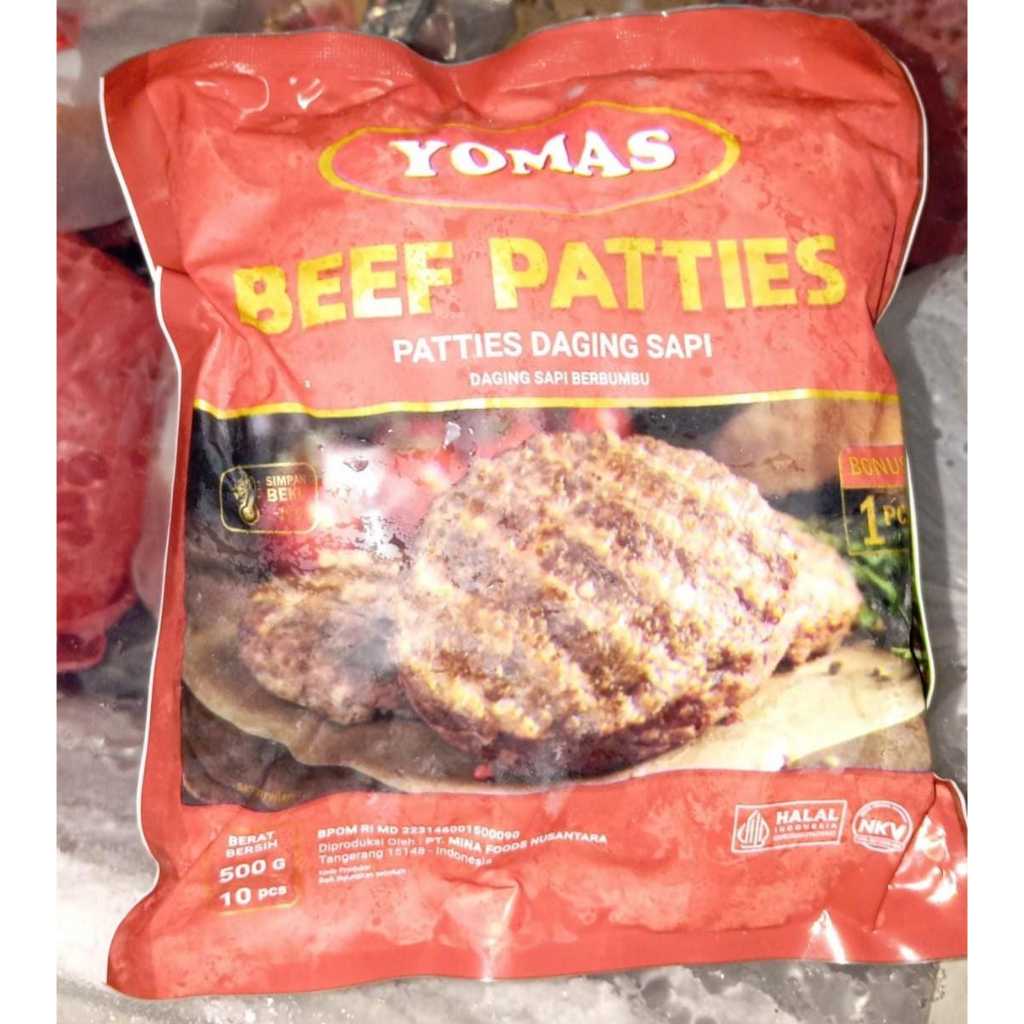 

Yomas Beef patties 500 gr daging sapi burger (lagi in)