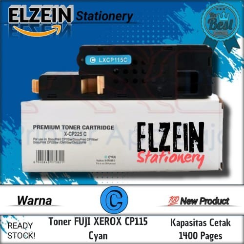 Cartridge Toner Compatible Fuji Xerox CP115W Cyan Printer Fuji Xerox CP115W, CP225W, CM225FW, CM115W