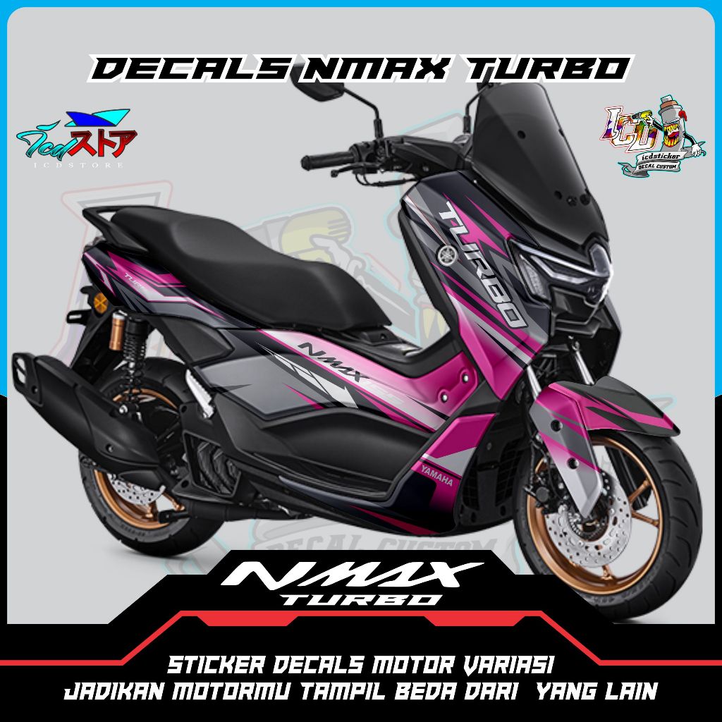 Sticker Full Body Nmax Turbo Sticker Nmax Turbo 2024 Grafis HD Nmax Old 2017 Nmax New 2020 / icdstor