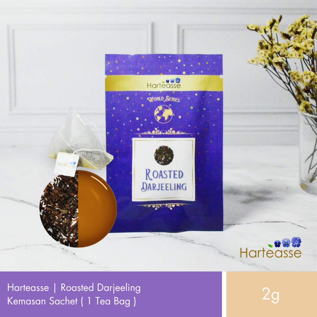 

Harteasse | Roasted Darjeeling | Teh Darjeeling Panggang | Kemasan Sachet | 1 Tea Bag (2gr)