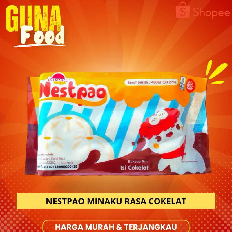 

Nestpao Rasa Coklat Minaku / Minipao Mini Bakpao Cokelat 480gram (30 pcs)