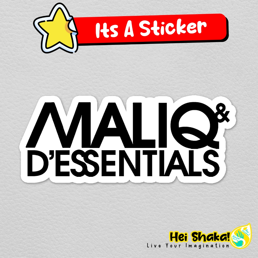 

Stiker Maliq & D Essentials Logo Sticker Band Musik Indonesia Bahan Vinyl Anti Air