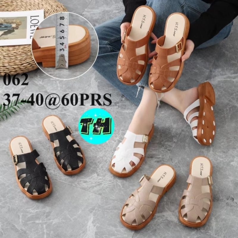 H.Y.S NEW-SANDAL SELOP CEWEK BERSIRKULASI SENDAL JELLY TRENDY WANITA KEKINIAN UK.36-41