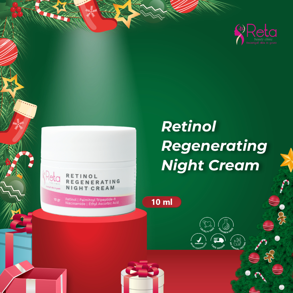 Retinol Regenerating Night Cream/Krim Malam/Krim Retinol/Retinol Cream/Reta Beauty Clinic