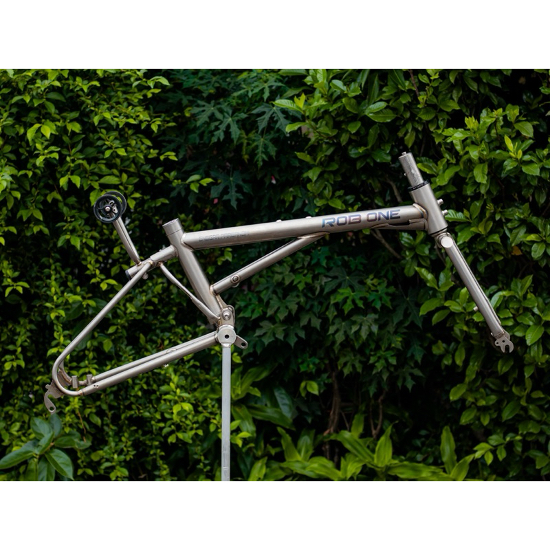Frame set sepeda lipat titanium - Rob One Bike
