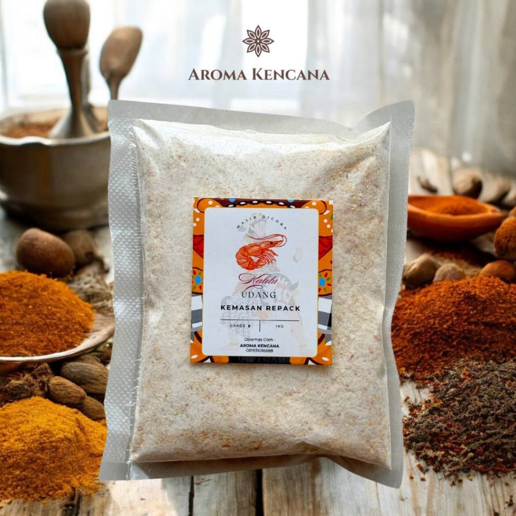 

Kaldu Udang Bubuk Grade B Halal AROMA KENCANA 40g, 100g, 250g