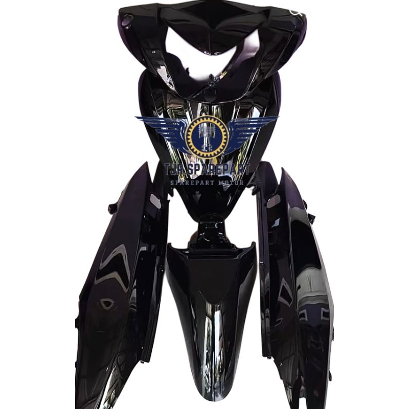 Paketan Cover Body Halus Honda Spacy Karbu Spacy Fi Warna Hitam / Cover Body Halus Spacy