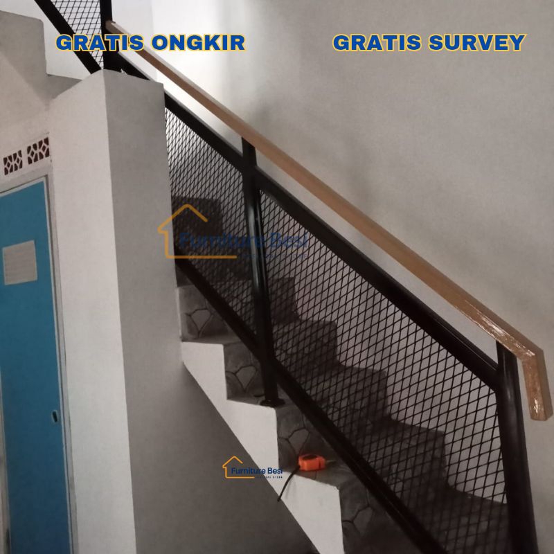 Railing balkon minimalis / Reling tangga minimalis / Railing tangga minimalis