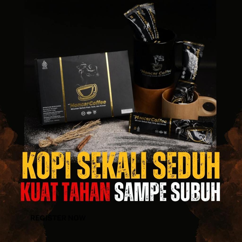 

Moceerrr Coffee Original Kopi Stamina Pria 10X Lebih Kuat Tahan Lama Tanpa Efek Samping Alami Halal