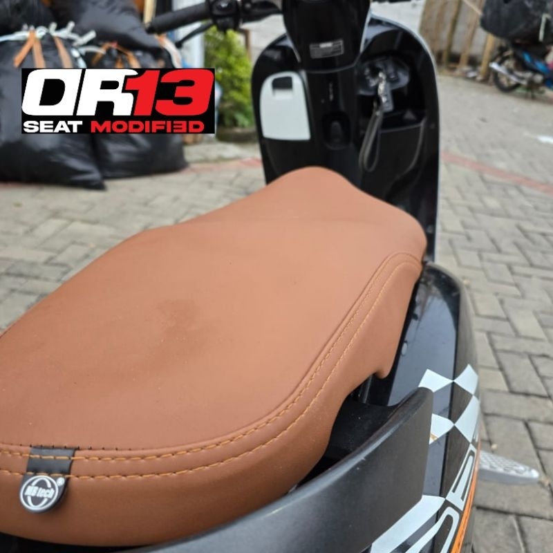 KULIT JOK MOTOR MBTECH PREMIUM CARRERA SPECIAL WARNA COKLAT