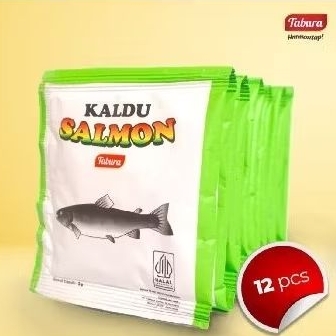 

Tabura Kaldu Salmon 1 Renceng isi 12 Sachet