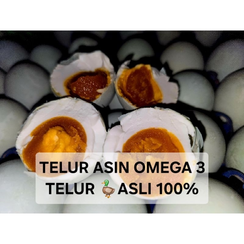 

TELUR ASIN OMEGA/MASIR(min 10 BUTIR)telur bebek asli100%