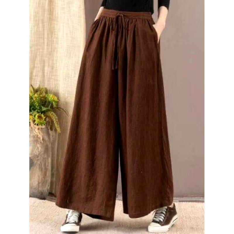 NEW Celana kulot super jumbo terbaru kain Katun Linen Original