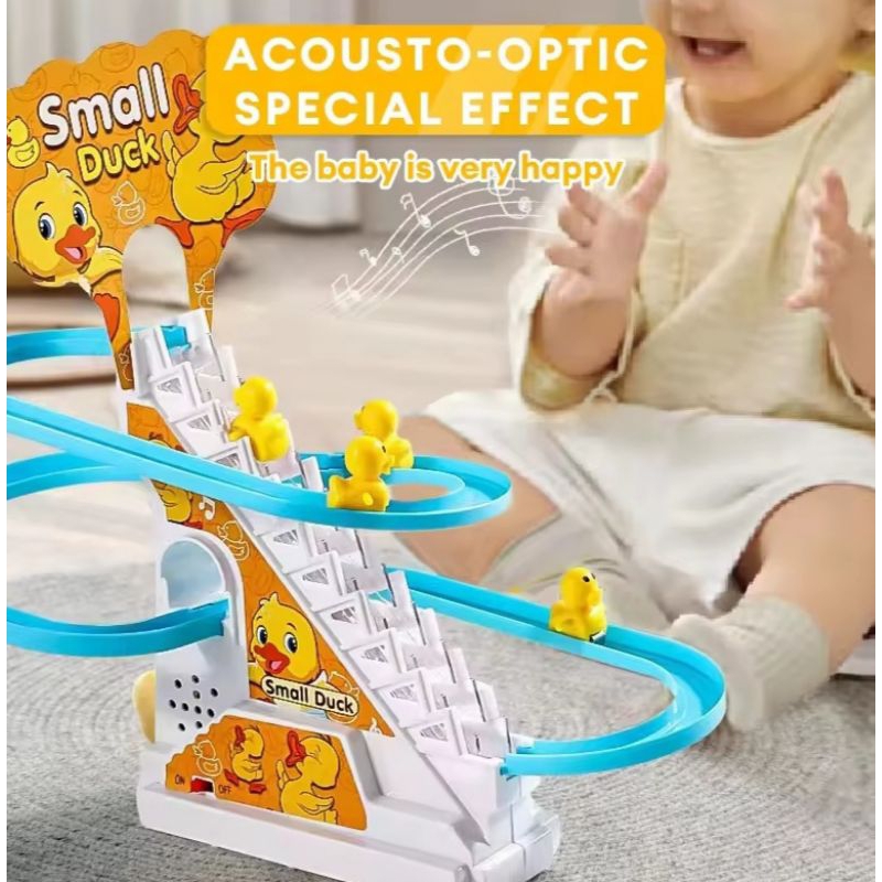 Mainan Bebek Naik Tangga - Termasuk 3 Bebek