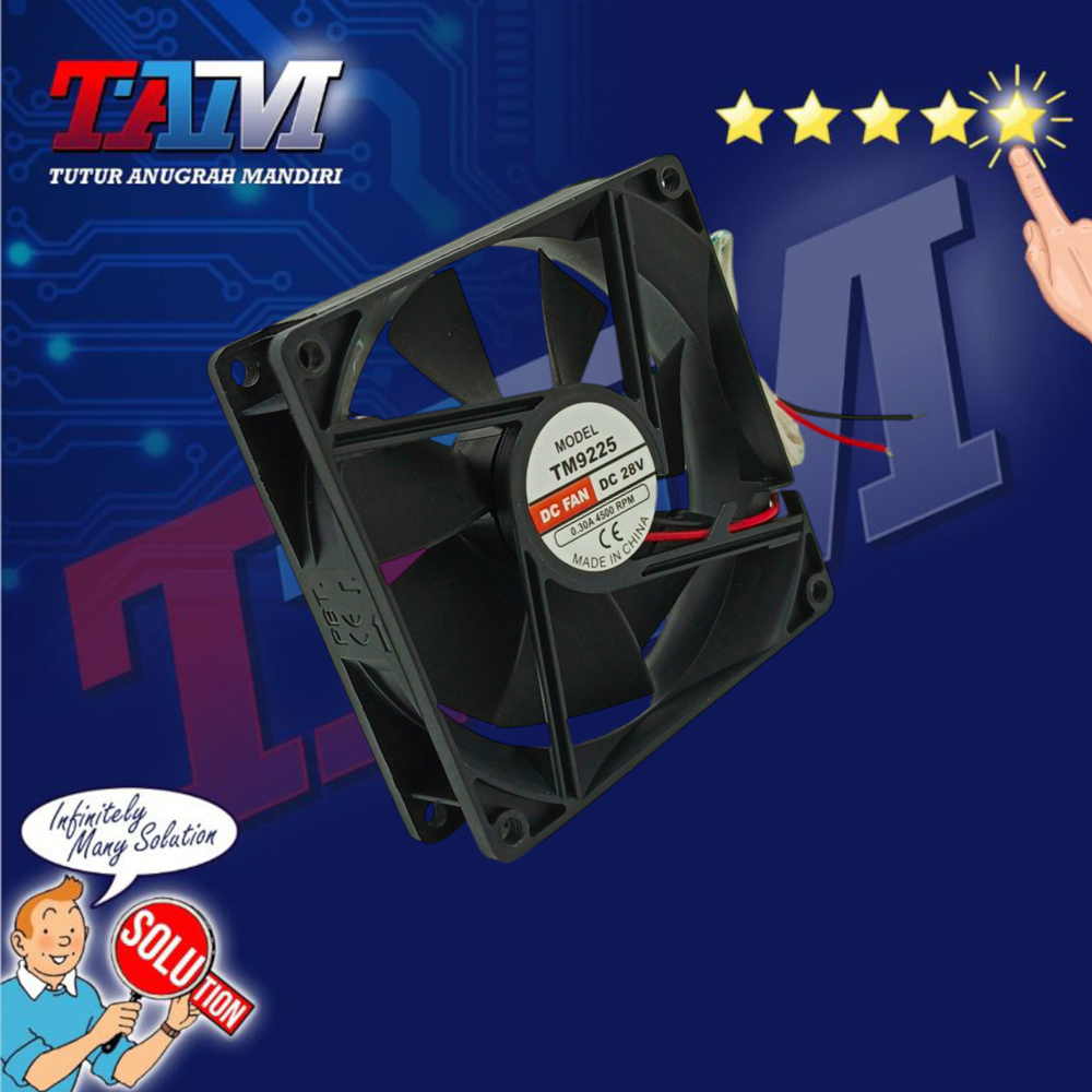 KIPAS LAS DC28V MMA120 KIPAS FAN MESIN LAS INVERTER TRAFO KIPAS COOLING FAN DC 28V