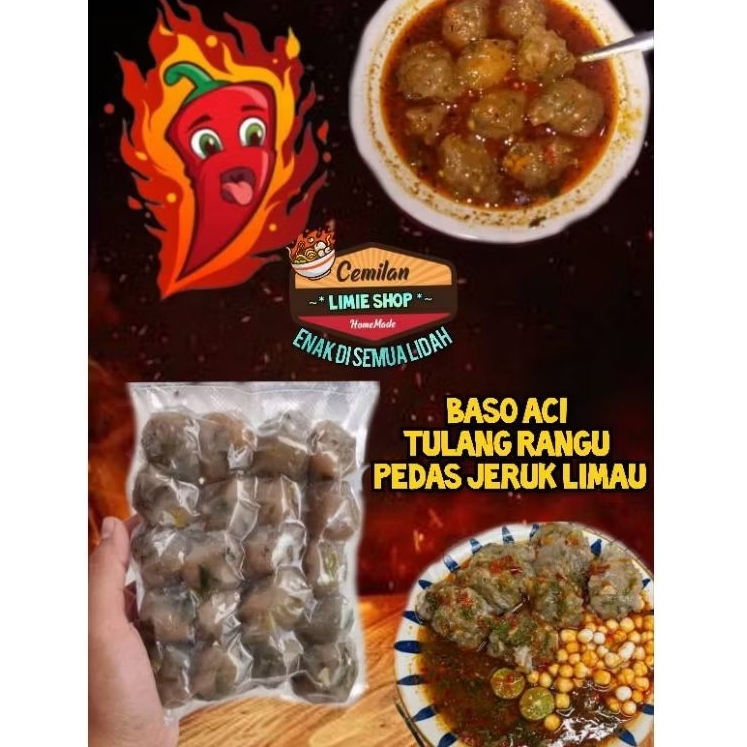 

BASO ACI TULANG RANGU ISI 12 BUTIR FULL BUMBU - Limie shop