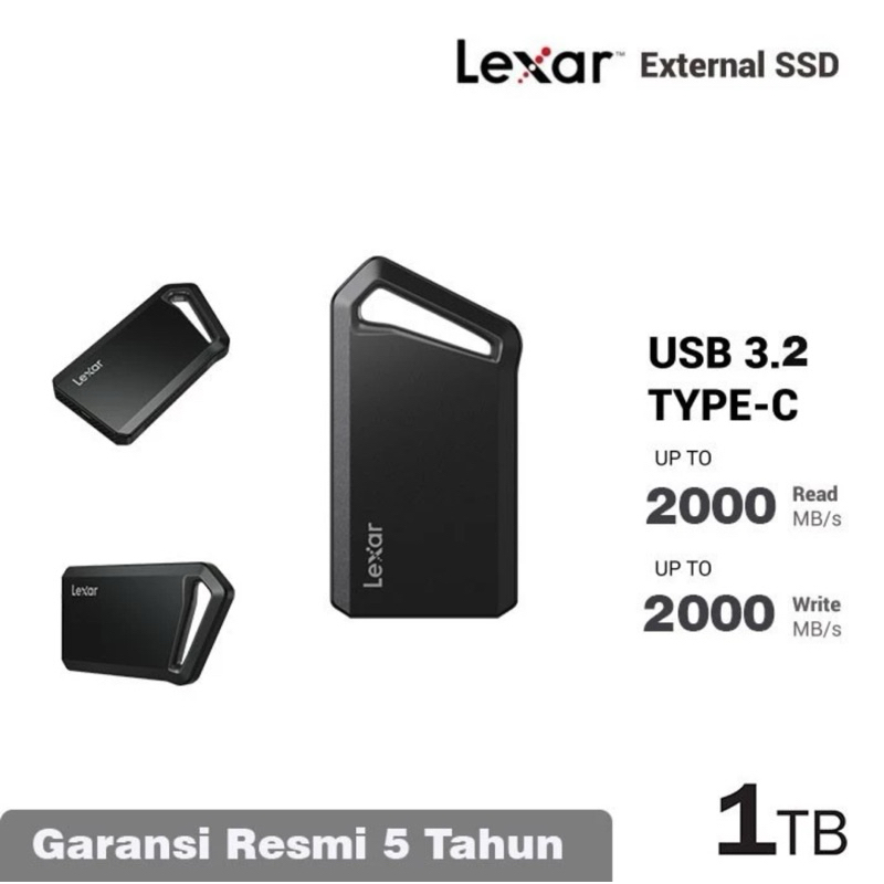 SSD LEXAR SL600 1TB - SSD Eksternal Portable USB-C USB-A