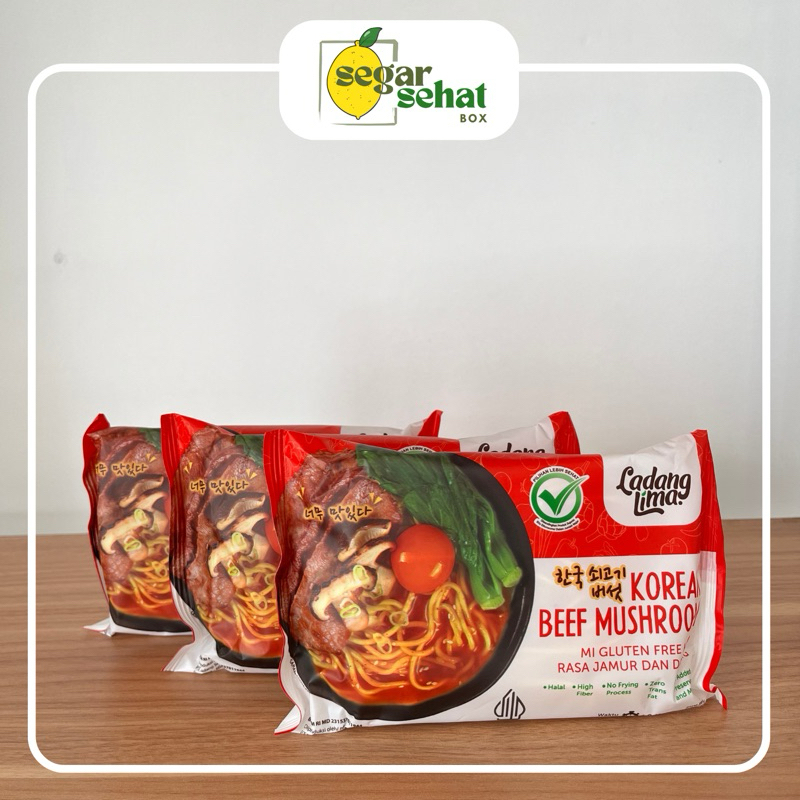 

KOREAN BEEF MUSHROOM NOODLE KUAH - LADANG LIMA