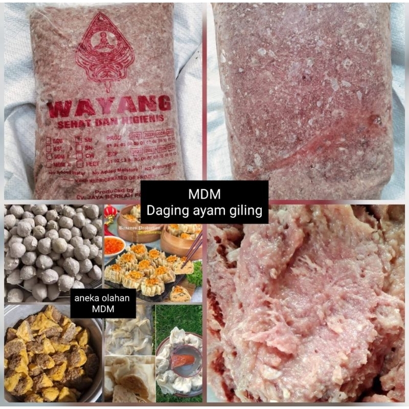 

MDM wayang daging ayam giling 1kg