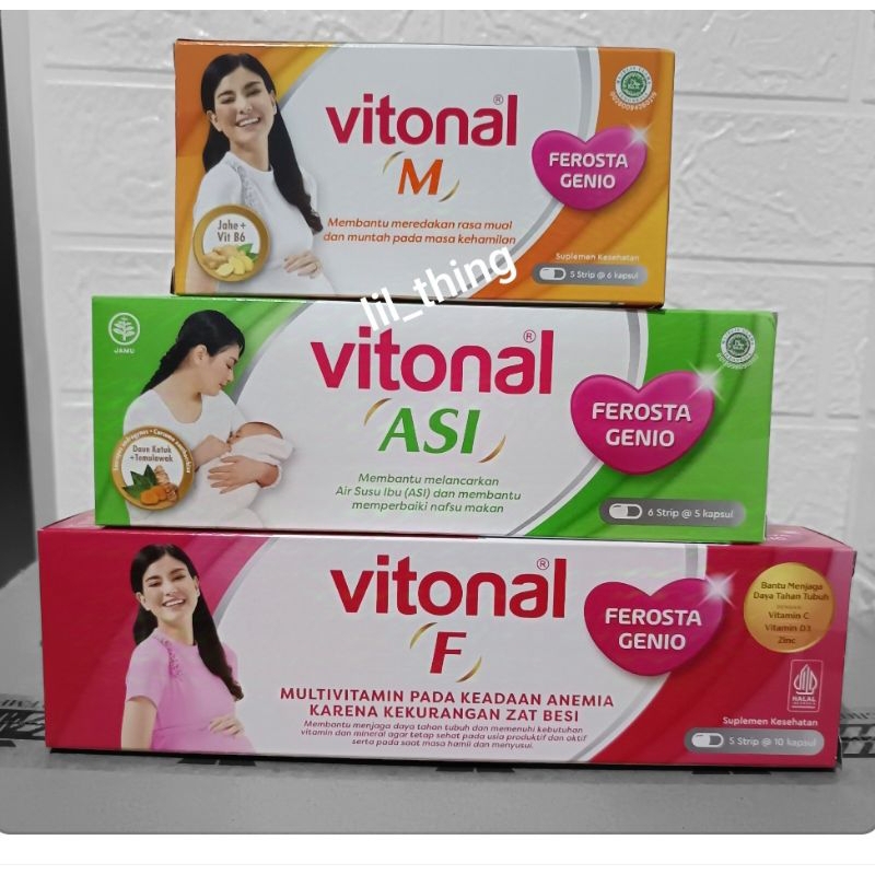 Vitonal F, Vitonal M,Vitonal ASI perbox
