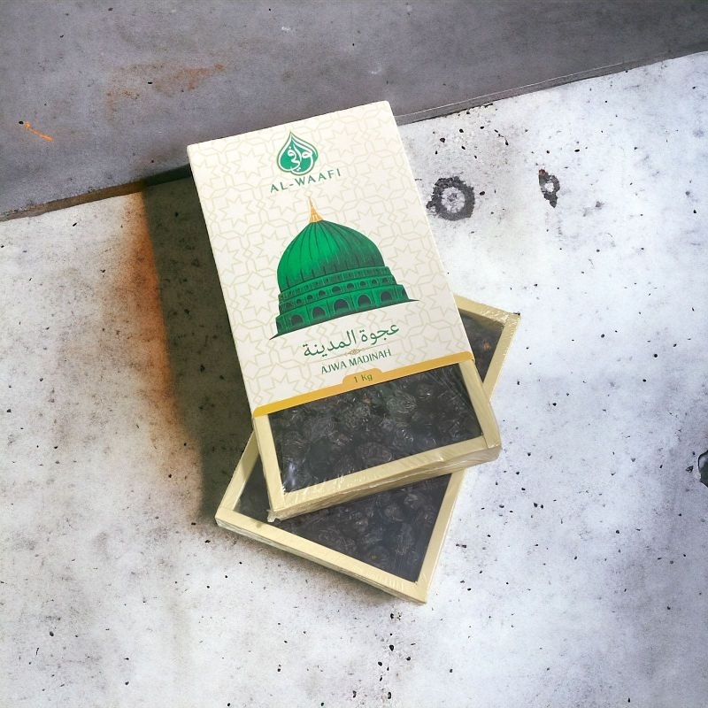 

Kurma Ajwa Madinah Al Waafi Premium 250gr ● Kurma Nabi