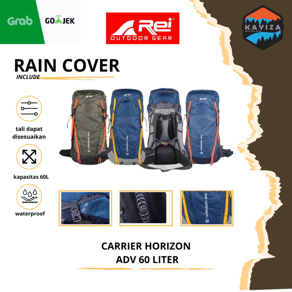 [COD] Tas Carrier Horizon Adv 60 Liter Arei Outdoorgear - Tas Arei 60 Liter - Carrier Rei 60 Liter