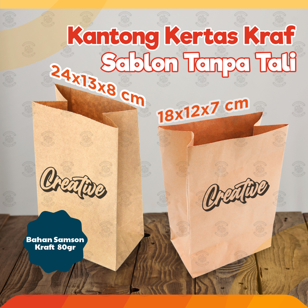 

Kantong kfc Kertas samson Kraft sablon | Paper Bag kfc cokelat custom sablon | Goodie Bag kfc murah |
