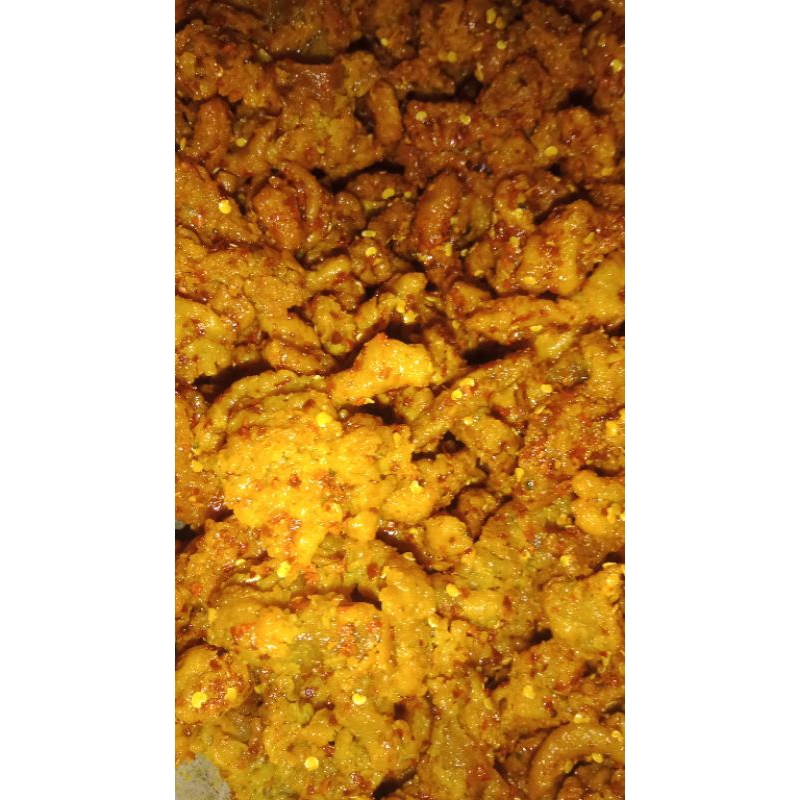 

usus crispy renyah pedad daun jeruk dan original daun jeruk