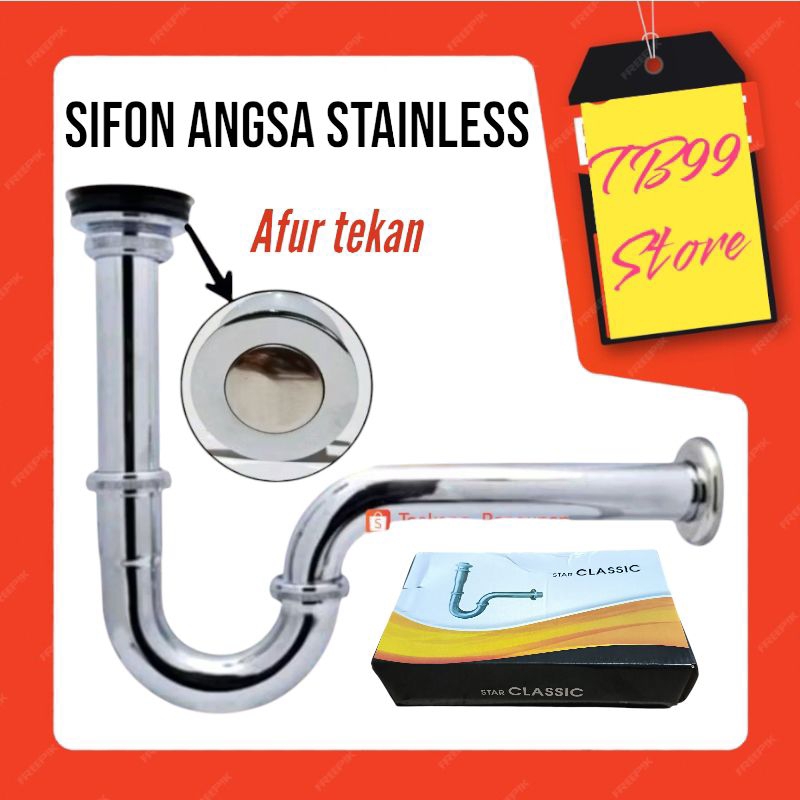 Sifon Angsa Wastafel / Sifon Angsa Stainless Steel