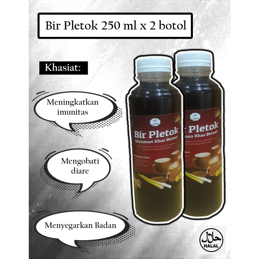 

Bir Pletok 250 ml x 2 botol