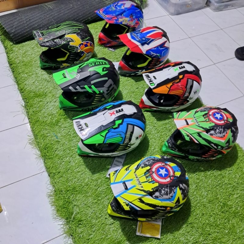 HELM MOTO TRAIL JUNIOR SCOTT MX KIDS,HELM ANAK MOTOCROS TRAIL ADVENTURE MEREK SCOTT