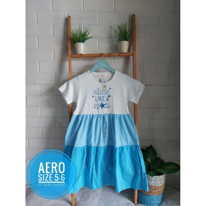 BAJU DRES ANAK PEREMPUAN LITTLE M ORIGINAL