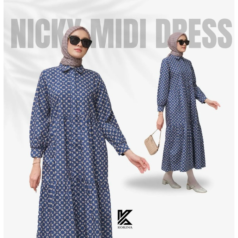 NICKY MIDI DRESS BY KORINA