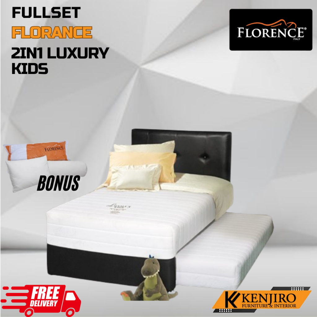 Kasur Florence Set Springbed Matras 2in1 Luxury Kids