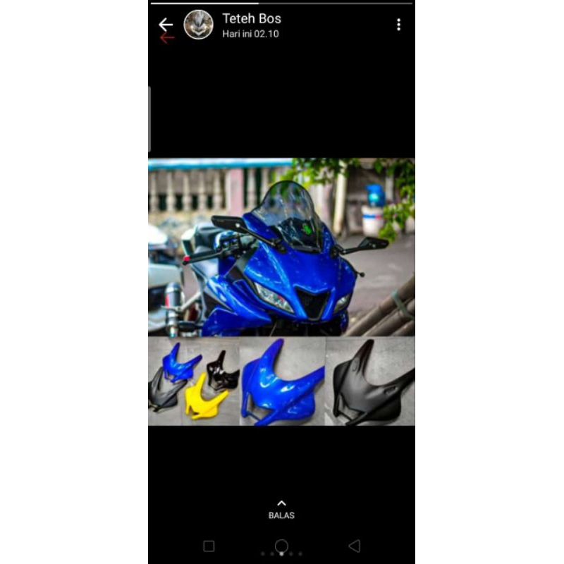 Topeng Sipit Model R6 Pnp Untuk R15 V3