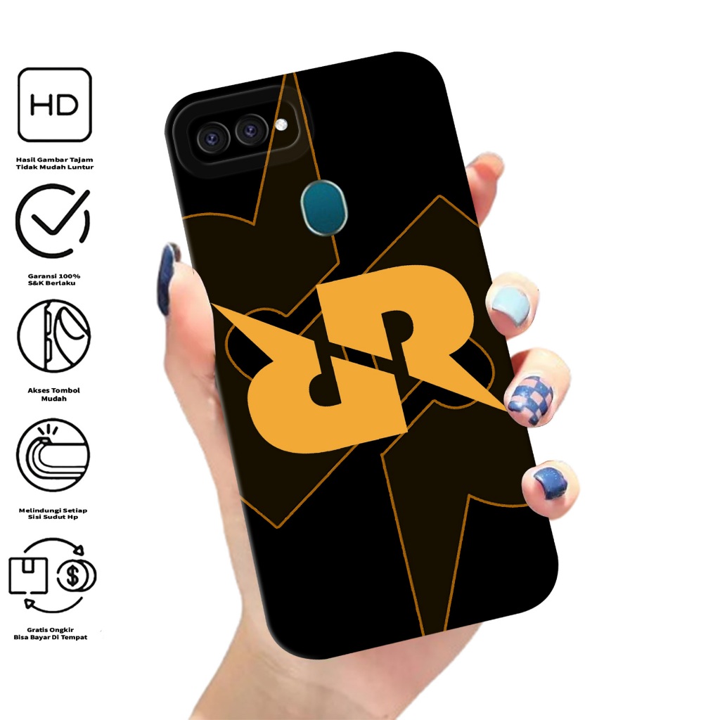 Case Oppo A5s/A12/A11K Motif RRQ - Kesing Hp - Casing - Silikon Hp - Kondom Hp - Softcase