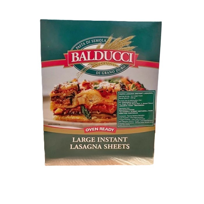 

Balducci Instant Lasagna 250gr