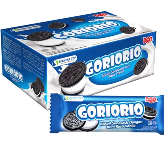 

Biskuit Goriorio 23 gr 1Box isi 10