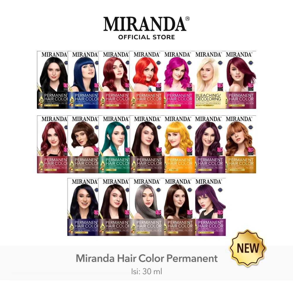 Miranda cat rambut /MIRANDA CAT RAMBUT HAIR COLOR