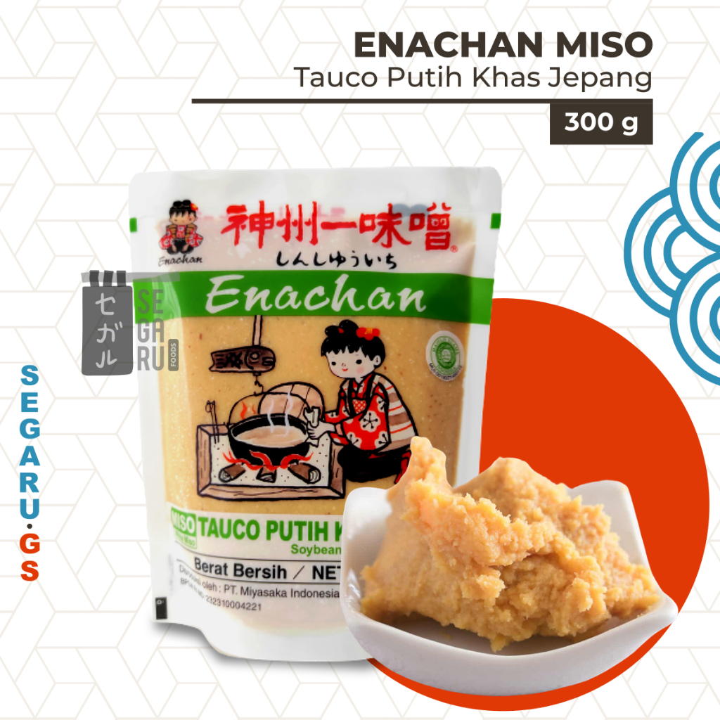 

Enachan Miso Paste | Japanese Shiro Miso | Tauco Putih Jepang Halal 300 gr