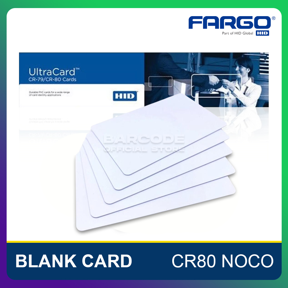 

Kartu PVC Card Blank ID Ultracard HID Noco CR80 Polos CR 80